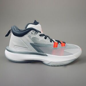 Jordan zion 1‎ Sneakers Smoke Grey Total Orange DA3130-008 Boys Youth Sz 6.5Y